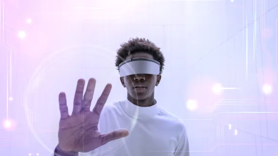 Usage de lunette de réalité augmentée.